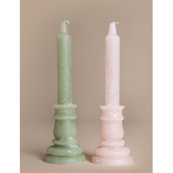 Candle Rustic Green